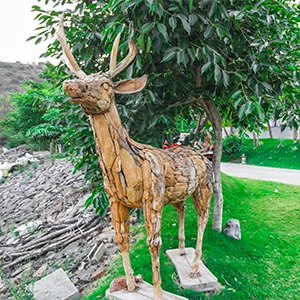 Decorative Deer at Toyam: Luxurious Wellness Retreat Near Mumbai
